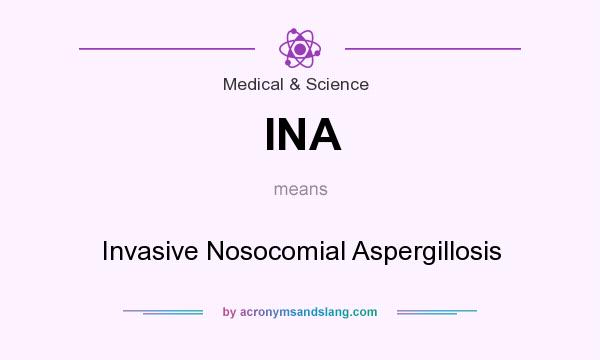 What does INA mean? It stands for Invasive Nosocomial Aspergillosis