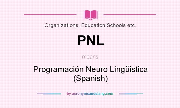 What does PNL mean? It stands for Programación Neuro Lingüistica (Spanish)