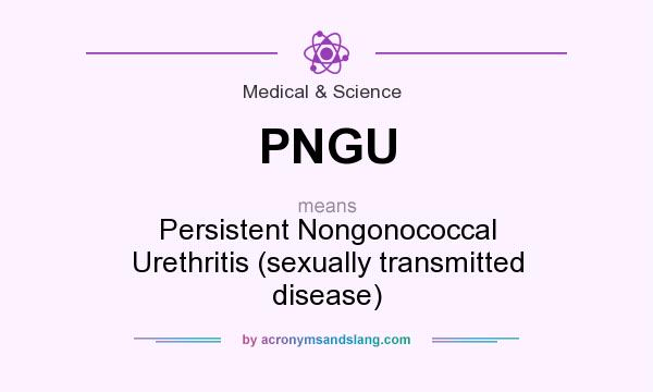 What does PNGU mean? It stands for Persistent Nongonococcal Urethritis (sexually transmitted disease)