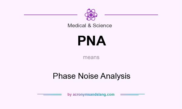 What does PNA mean? It stands for Phase Noise Analysis