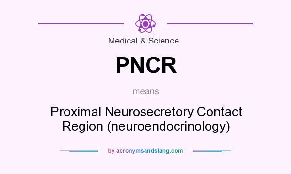 What does PNCR mean? It stands for Proximal Neurosecretory Contact Region (neuroendocrinology)