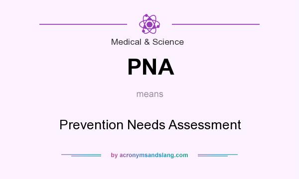 What does PNA mean? It stands for Prevention Needs Assessment