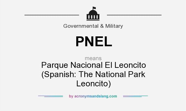 What does PNEL mean? It stands for Parque Nacional El Leoncito (Spanish: The National Park Leoncito)