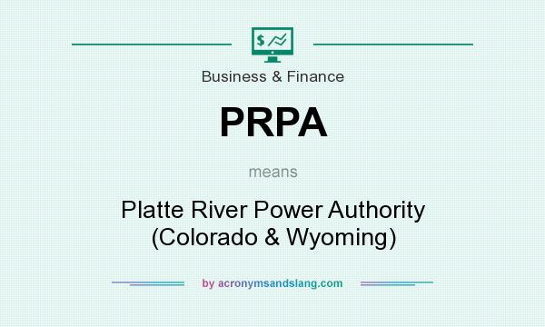 What does PRPA mean? It stands for Platte River Power Authority (Colorado & Wyoming)