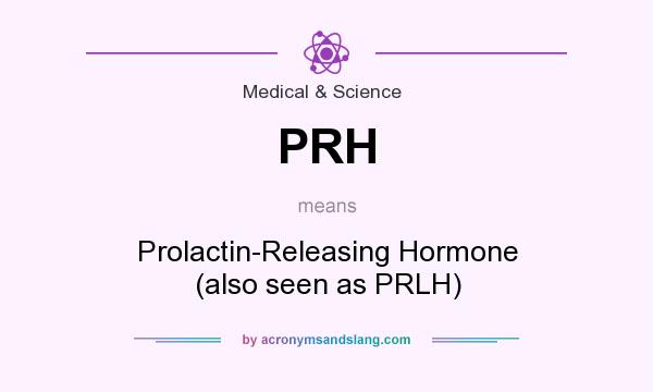 What does PRH mean? It stands for Prolactin-Releasing Hormone (also seen as PRLH)