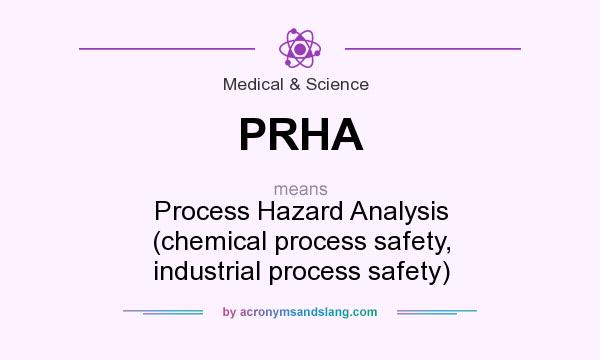 What does PRHA mean? It stands for Process Hazard Analysis (chemical process safety, industrial process safety)