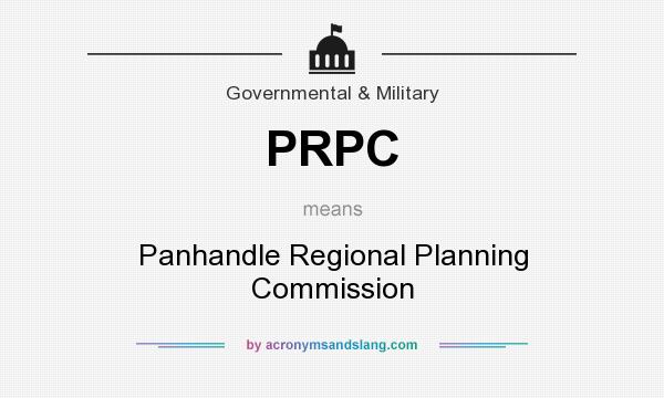 What does PRPC mean? It stands for Panhandle Regional Planning Commission