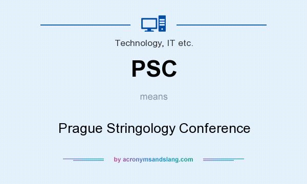 What does PSC mean? It stands for Prague Stringology Conference