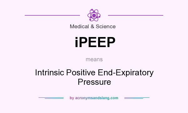 What does iPEEP mean? It stands for Intrinsic Positive End-Expiratory Pressure