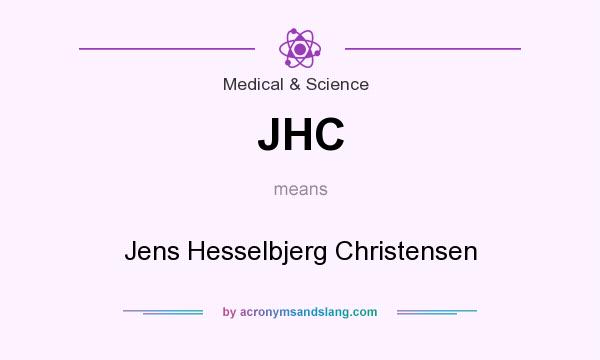 What does JHC mean? It stands for Jens Hesselbjerg Christensen