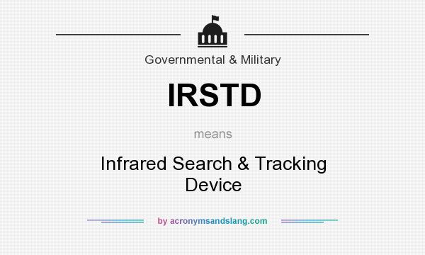 What does IRSTD mean? It stands for Infrared Search & Tracking Device