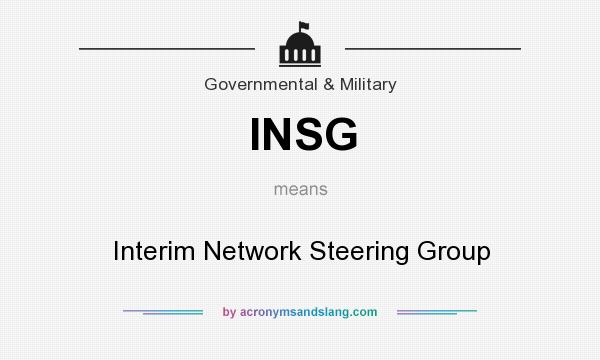 What does INSG mean? It stands for Interim Network Steering Group