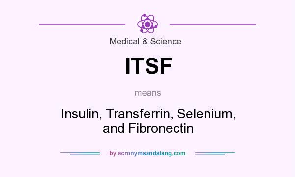 What does ITSF mean? It stands for Insulin, Transferrin, Selenium, and Fibronectin