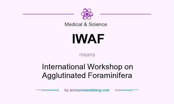 What does IWAF mean? It stands for International Workshop on Agglutinated Foraminifera