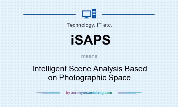What does iSAPS mean? It stands for Intelligent Scene Analysis Based on Photographic Space