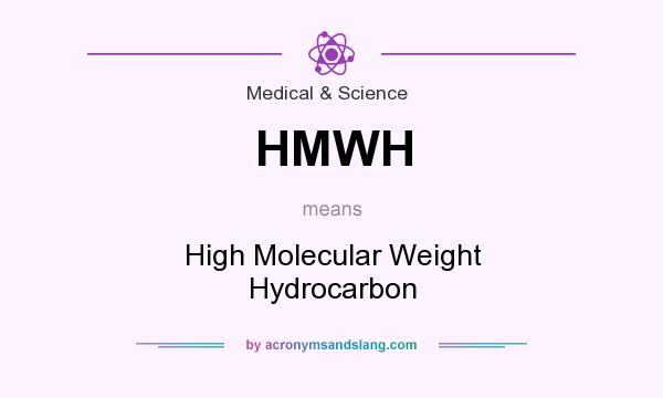 What does HMWH mean? It stands for High Molecular Weight Hydrocarbon