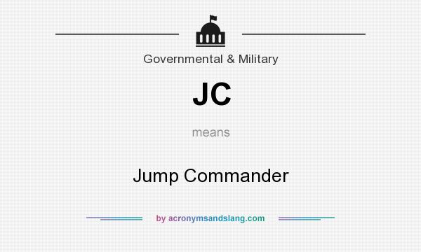 What does JC mean? It stands for Jump Commander