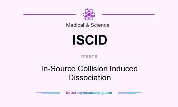 What does ISCID mean? It stands for In-Source Collision Induced Dissociation