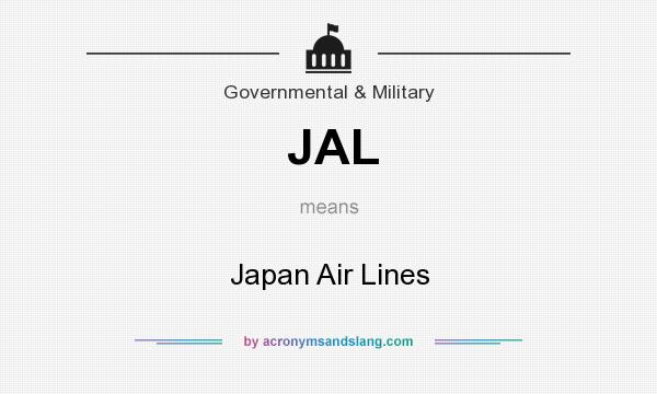 What does JAL mean? It stands for Japan Air Lines