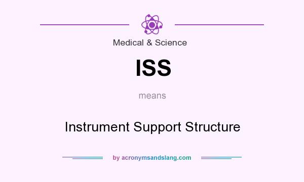 What does ISS mean? It stands for Instrument Support Structure