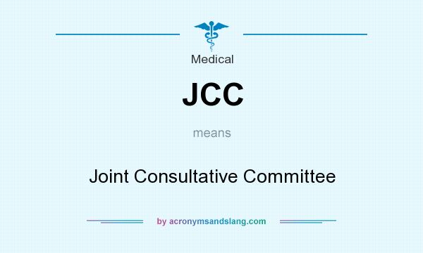 What does JCC mean? It stands for Joint Consultative Committee