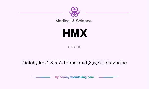 What does HMX mean? It stands for Octahydro-1,3,5,7-Tetranitro-1,3,5,7-Tetrazocine