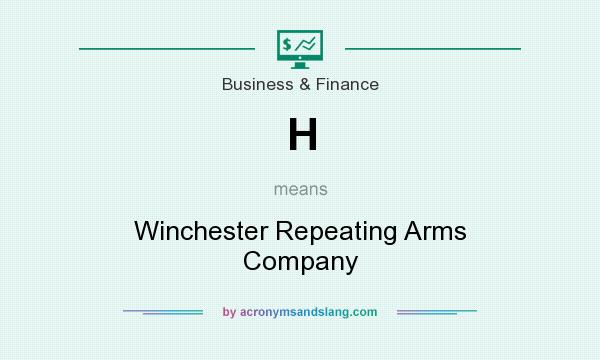 What does H mean? It stands for Winchester Repeating Arms Company