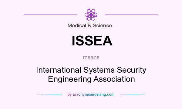What does ISSEA mean? It stands for International Systems Security Engineering Association