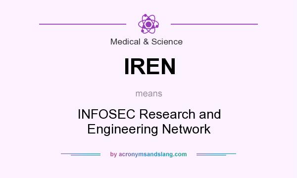 What does IREN mean? It stands for INFOSEC Research and Engineering Network