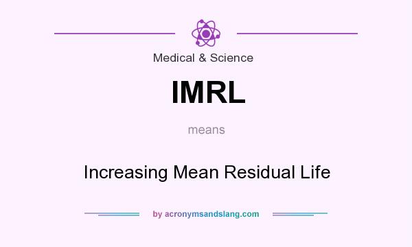 What does IMRL mean? It stands for Increasing Mean Residual Life