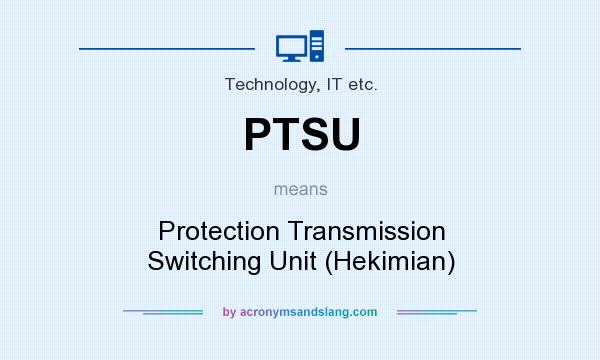What does PTSU mean? It stands for Protection Transmission Switching Unit (Hekimian)