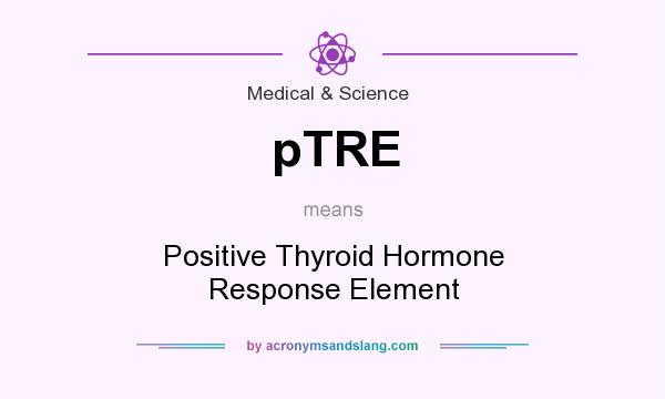 What does pTRE mean? It stands for Positive Thyroid Hormone Response Element