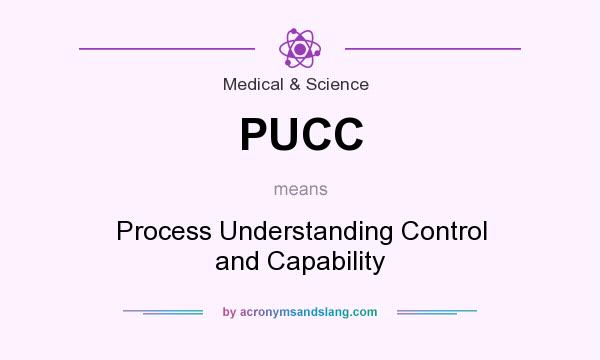 What does PUCC mean? It stands for Process Understanding Control and Capability
