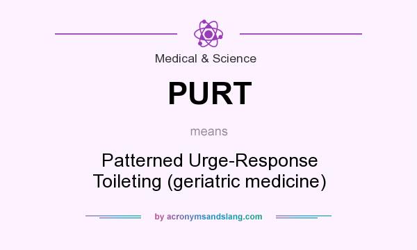 What does PURT mean? It stands for Patterned Urge-Response Toileting (geriatric medicine)