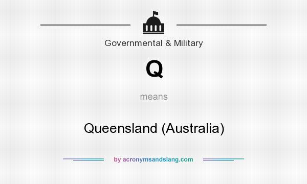 What does Q mean? It stands for Queensland (Australia)