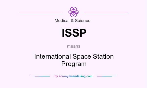 What does ISSP mean? It stands for International Space Station Program
