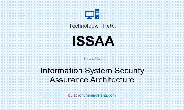 What does ISSAA mean? It stands for Information System Security Assurance Architecture