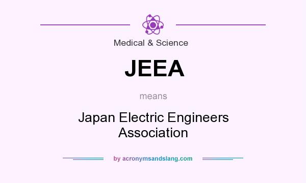 What does JEEA mean? It stands for Japan Electric Engineers Association