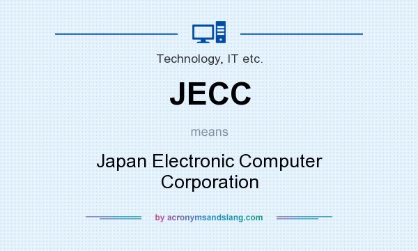 What does JECC mean? It stands for Japan Electronic Computer Corporation