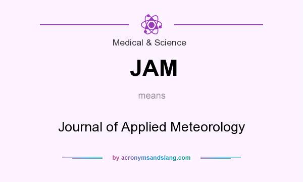 What does JAM mean? It stands for Journal of Applied Meteorology