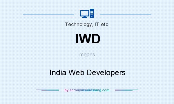 What does IWD mean? It stands for India Web Developers
