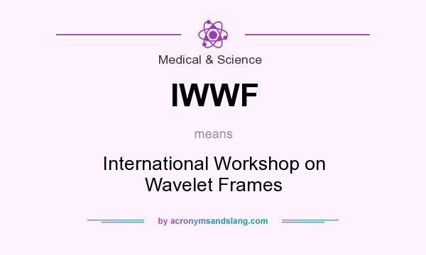 What does IWWF mean? It stands for International Workshop on Wavelet Frames