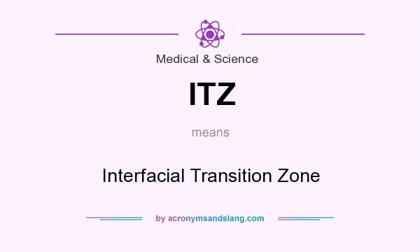 What does ITZ mean? It stands for Interfacial Transition Zone