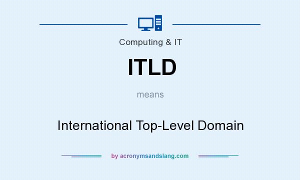 What does ITLD mean? It stands for International Top-Level Domain