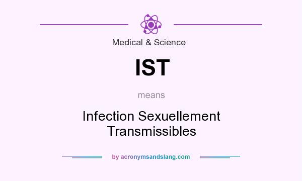 What does IST mean? It stands for Infection Sexuellement Transmissibles