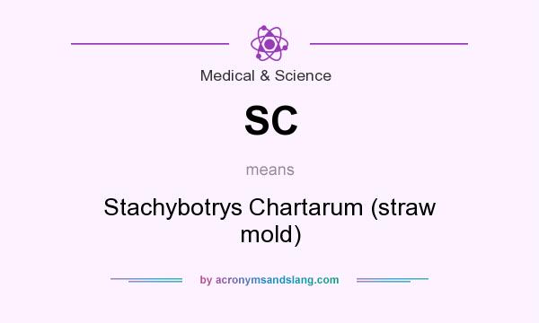 What does SC mean? It stands for Stachybotrys Chartarum (straw mold)