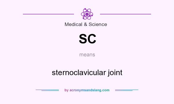 What does SC mean? It stands for sternoclavicular joint