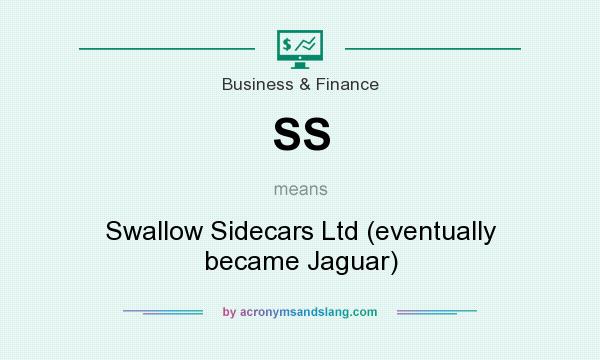 What does SS mean? It stands for Swallow Sidecars Ltd (eventually became Jaguar)