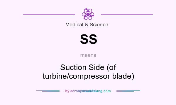 What does SS mean? It stands for Suction Side (of turbine/compressor blade)