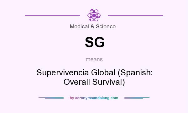 What does SG mean? It stands for Supervivencia Global (Spanish: Overall Survival)